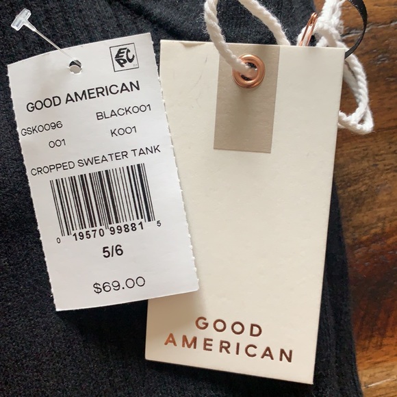 Good American Cropped Sweater Tank 5/6 - Picture 3 of 3